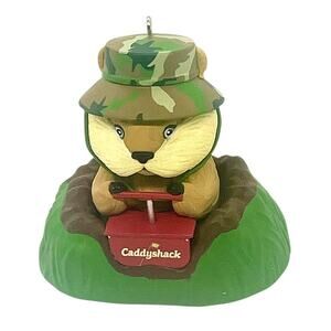 2017 Hallmark Keepsake Caddyshack A Dynamite Gopher Holiday Ornament CL41
